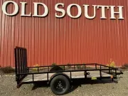 2026 Big Tex 35SA-12 Single Axle Utility Trailer w/ 4' Ramp - 77" X 12'