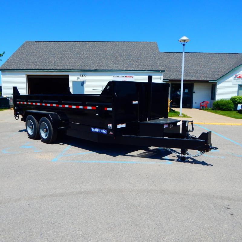 2023 Sure-Trac 82 IN x 16 HD Low Profile Dump Trailer 16K Telescopic 2023 Sure-Trac 82 IN x 16 HD Low Profile Dump Trailer 16K Telescopic