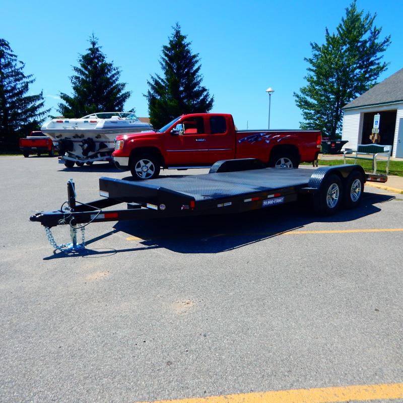 2021 Sure-Trac 7 x 20 (16+4) Steel Deck Car Hauler Trai 2021 Sure-Trac 7 x 20 (16+4) Steel Deck Car Hauler Trai