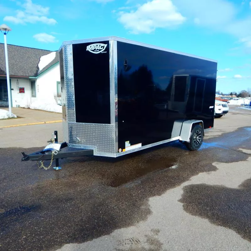 2026 Impact Trailers 6x14 5k Quake Cargo / Enclosed Trailer