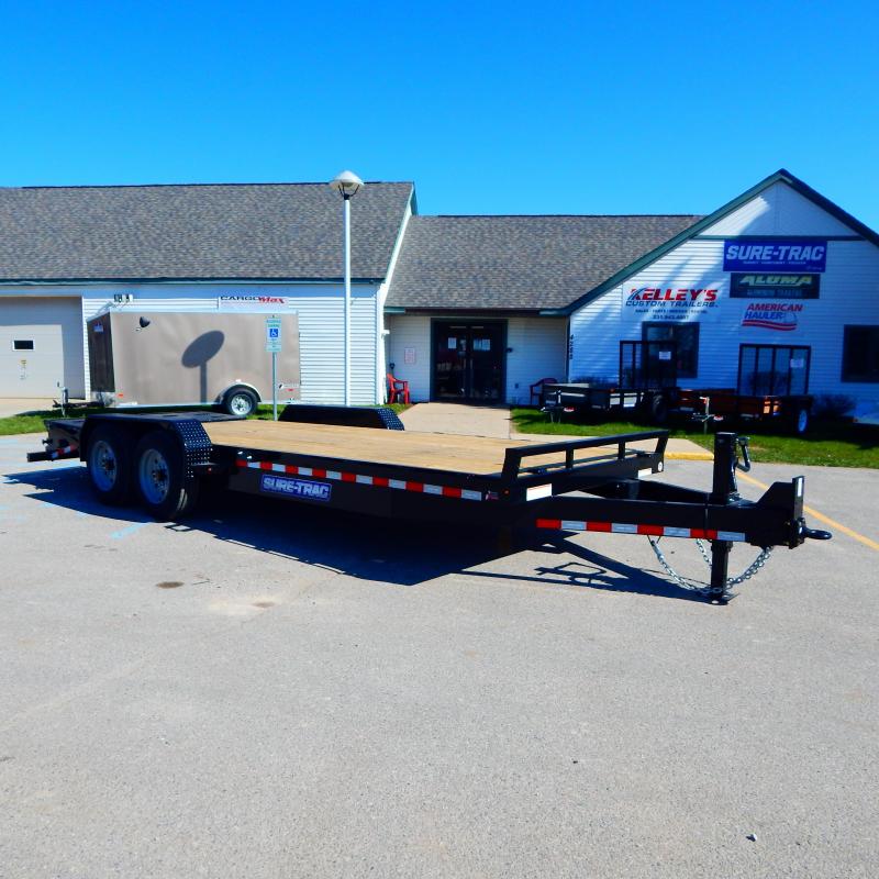 2022 Sure-Trac 7 x 17+3 Universal Ramp Equipment Trailer 16K 2022 Sure-Trac 7 x 17+3 Universal Ramp Equipment Trailer 16K