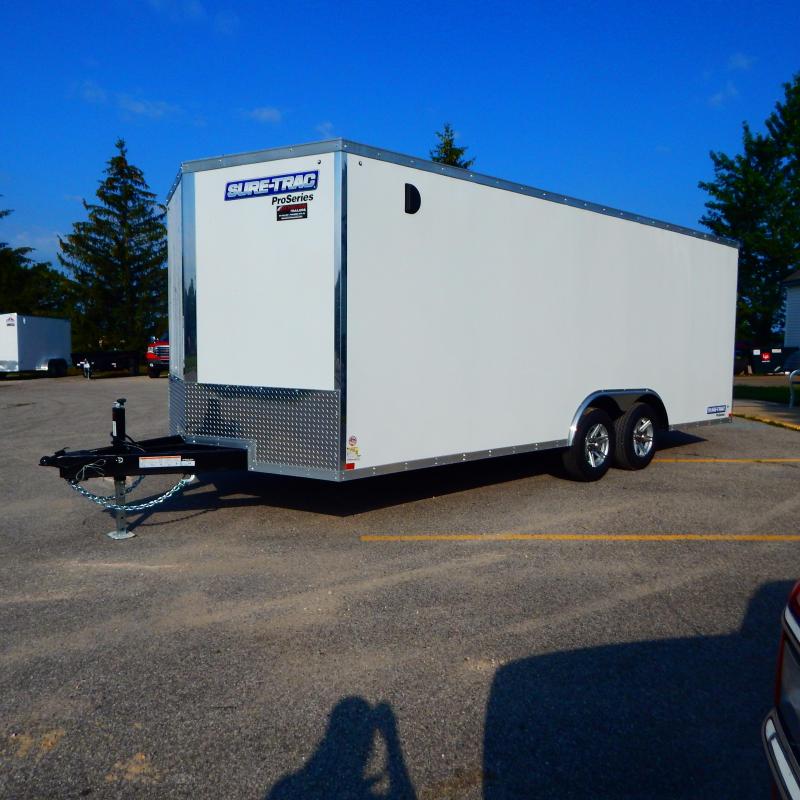 2021 Sure-Trac 8.5 x 20 Pro Series Enclosed Wedge Car H 2021 Sure-Trac 8.5 x 20 Pro Series Enclosed Wedge Car H