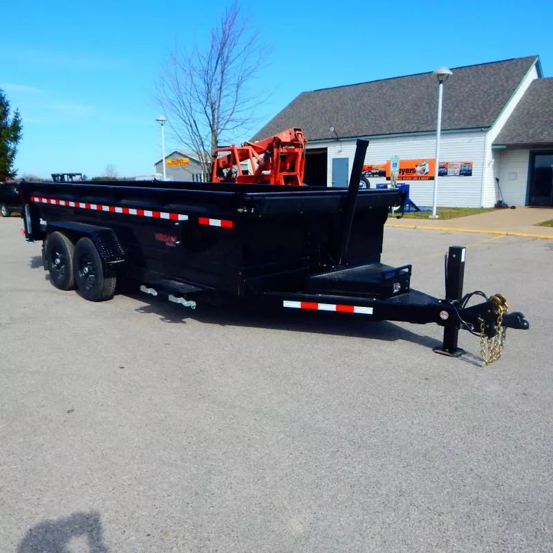 2025 Midsota 7x14 15.4k Telescopic Dump Trailer