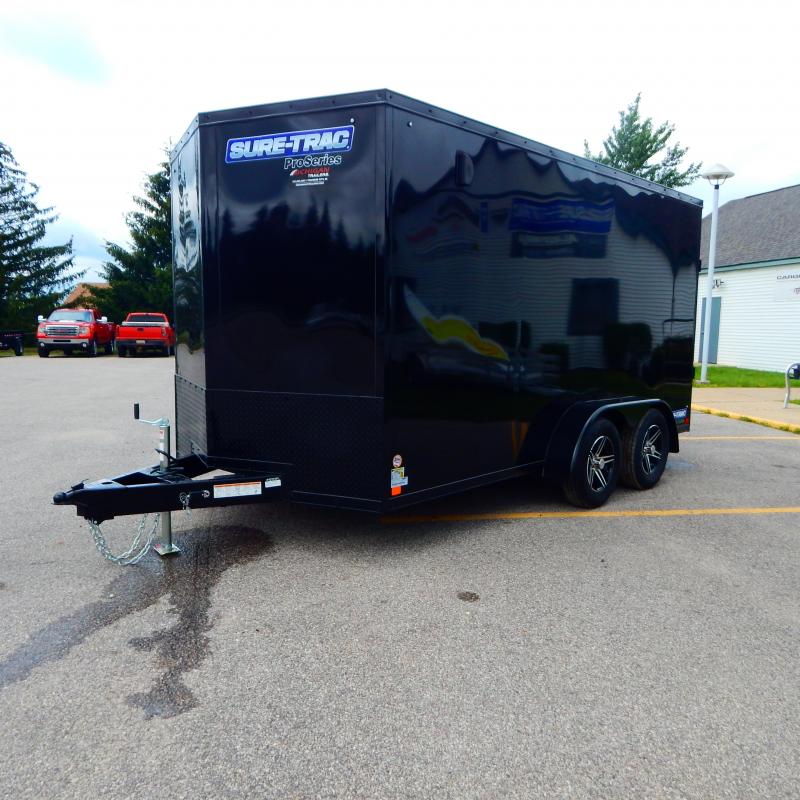 2021 Sure-Trac 7 x 14 Pro Series Enclosed Wedge Cargo T 2021 Sure-Trac 7 x 14 Pro Series Enclosed Wedge Cargo T
