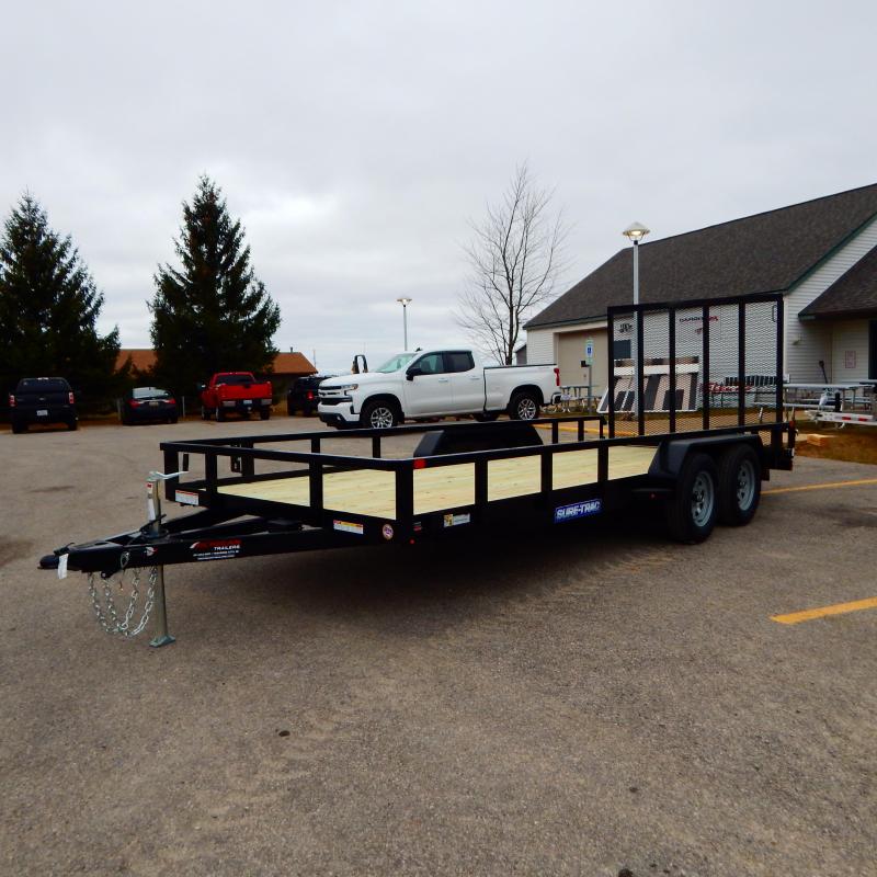 2021 Sure-Trac 7 x 14 Tube Top Utility Trailer 7k Tand 2021 Sure-Trac 7 x 14 Tube Top Utility Trailer 7k Tand