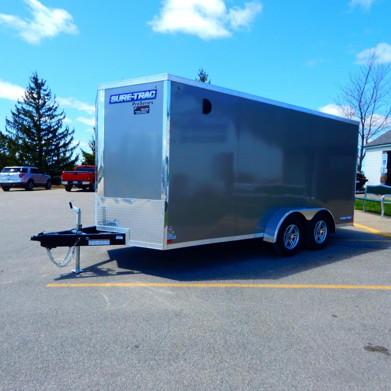 2021 Sure-Trac 7 x 16 Pro Series Enclosed Wedge Cargo T 2021 Sure-Trac 7 x 16 Pro Series Enclosed Wedge Cargo T