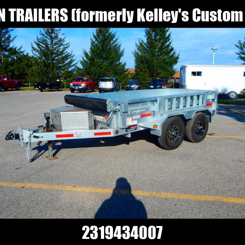 2022 Silver Mountain Trailers 5x10 7k Galvanized Dump Trailer