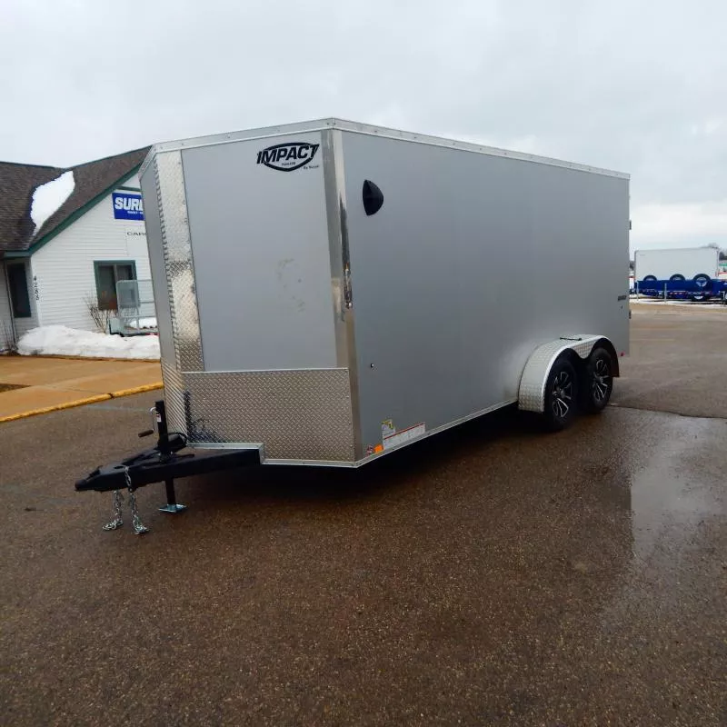 2026 Impact Trailers 7x16 7k Quake Cargo / Enclosed Trailer