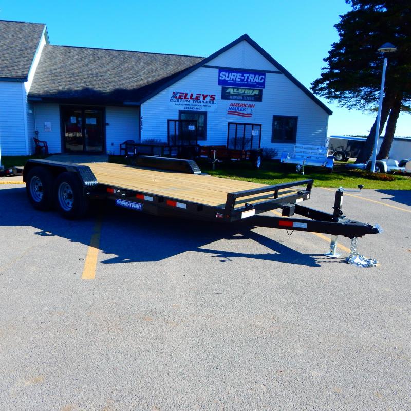 2021 Sure-Trac 7 x 18 (16+2) C-Channel Car Hauler Trail 2021 Sure-Trac 7 x 18 (16+2) C-Channel Car Hauler Trail