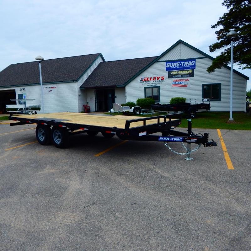 2022 Sure-Trac 8.5 x 20 Low Profile Flat Deck Deckover Trailer 10K 2022 Sure-Trac 8.5 x 20 Low Profile Flat Deck Deckover Trailer 10K