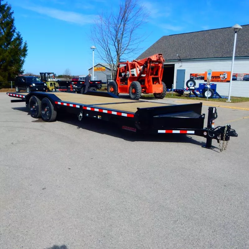 2025 Midsota 8.5x18+6 17.6k Full Width Tilt Equipment Trailer