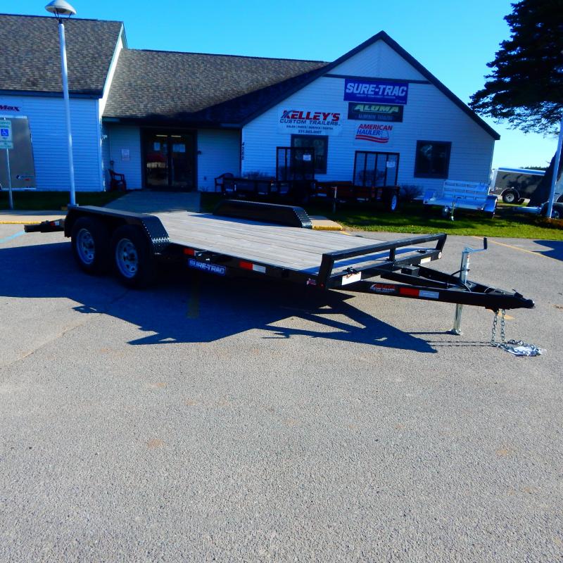 2022 Sure-Trac 7 x 16 (14+2) C-Channel Car Hauler Trailer 7K 2022 Sure-Trac 7 x 16 (14+2) C-Channel Car Hauler Trailer 7K