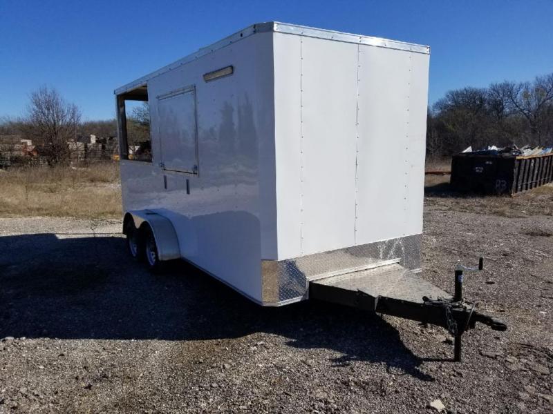 2021 SALVATION 7x16 BBQ PORCH CONCESSIN Vending / Concession Trailer 2021 SALVATION 7x16 BBQ PORCH CONCESSIN Vending / Concession Trailer
