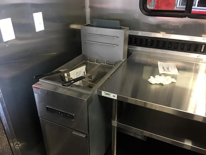 2022 8.5X20TA BBQ Concession Trailer Topline Trailers Custom