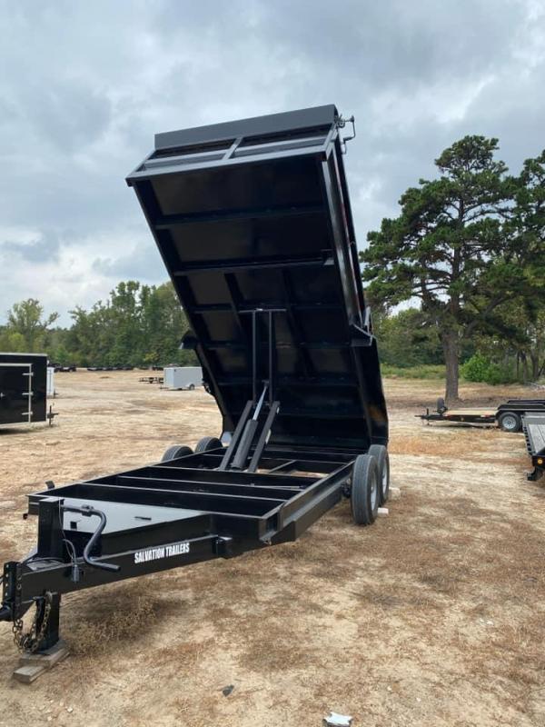 7X16 Dump Trailer Dump Trailer Topline Trailers Custom Vending Trailers in TX Toy Haulers