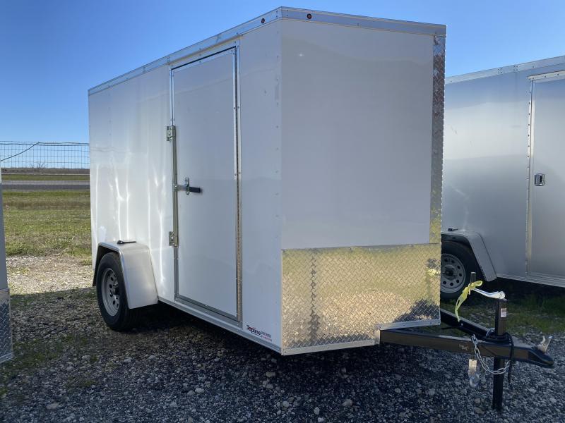 2020 Salvation Trailers 6X10SA- WHITE Enclosed Cargo Trailer 2020 Salvation Trailers 6X10SA- WHITE Enclosed Cargo Trailer