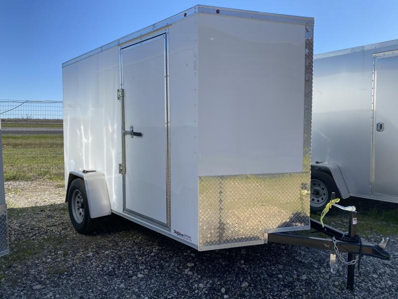 2020 Salvation Trailers 6X10SA- WHITE Enclosed Cargo Trailer 2020 Salvation Trailers 6X10SA- WHITE Enclosed Cargo Trailer