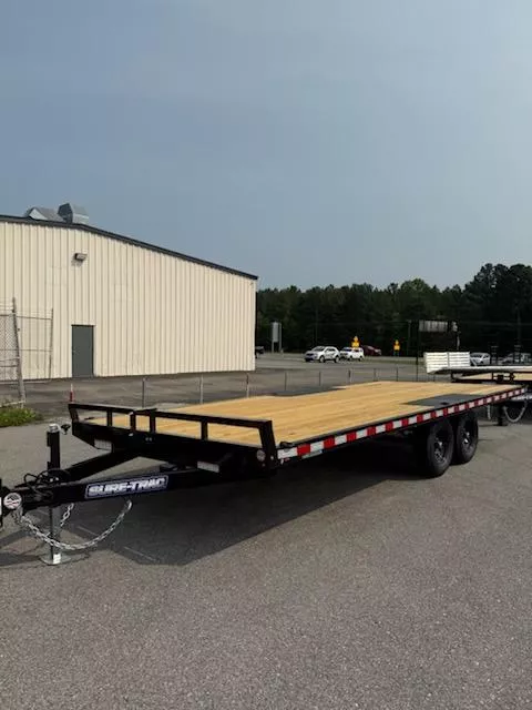 2025 Sure-Trac 8.5X20 Low Profile Flat Deck Deckover Trailer 10K