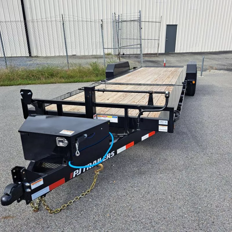 2026 PJ Trailers 83X16+6 Black 6" Channel Equipment Trailer 16K