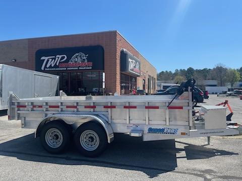 2024 Alcom 7x14 Cargo Pro 14K Aluminum Dump Trailer