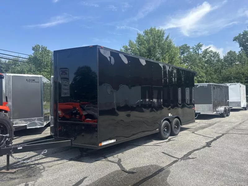 2025 Homesteader Trailers 8.5X20 Black Blacked Out Intrepid Heavy Tandem Axle Cargo / Enclosed Trailer 10K