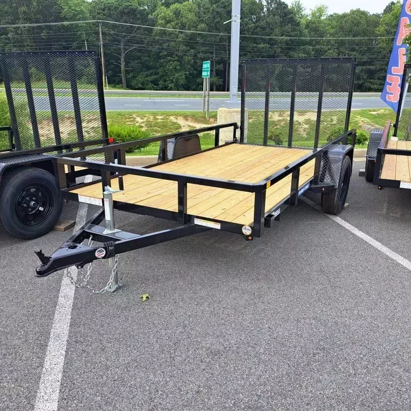 2025 Sure-Trac 6X12 Black Tube Top Utility Trailer 3K