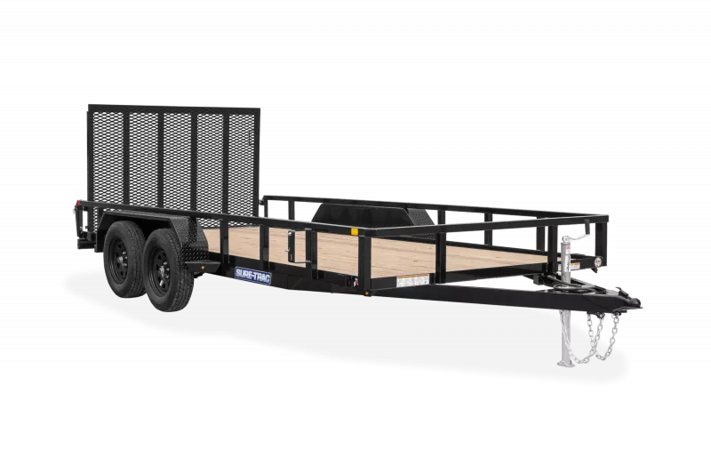 2025 Sure-Trac 7x20 Black Tube Top Utility Trailer 10K