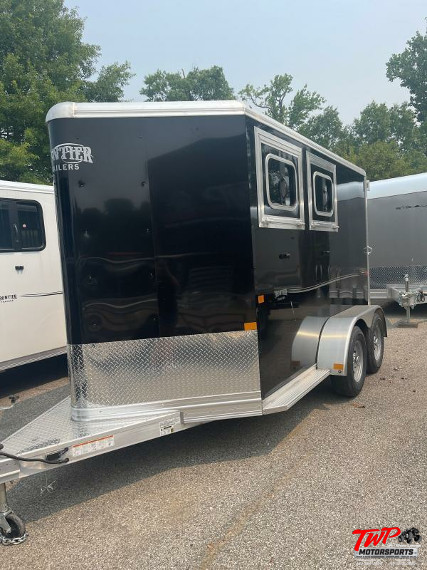 2023 Frontier 2 Horse Slant 7k Horse Trailer TWP Trailers in