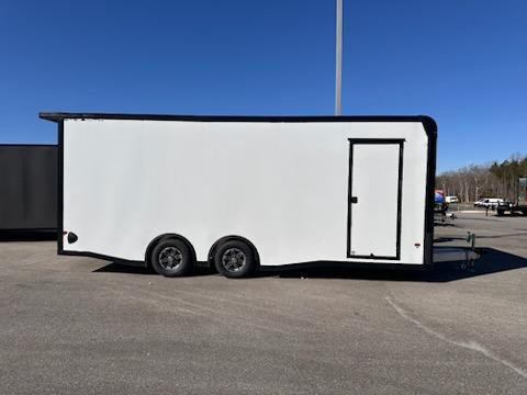 2025 Alcom Stealth 8.5X22 White 10K Car Hauler