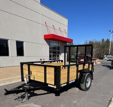 2025 Sure-Trac 5X8 Tube Top Three Board Utility Trailer 3K