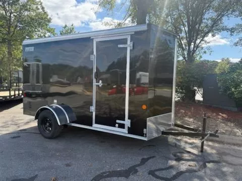 2026 Car Mate Trailers 6X12 V-Sport Black 3K Cargo / Enclosed Trailer