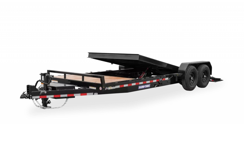 2025 Sure-Trac 7x18 Black Tilt Bed Equipment Trailer 14K