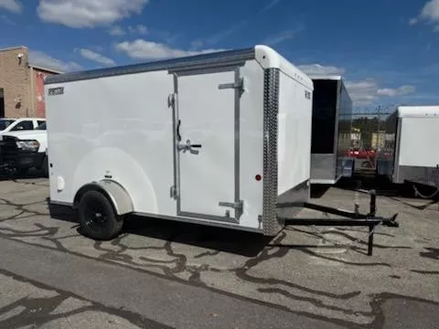 2026 Car Mate Trailers 6X12 White Sportster Cargo / Enclosed Trailer 3K