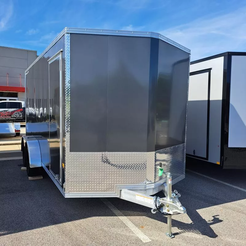 2026 ALCOM 7X16 Charcoal XLT Pro Series Cargo / Enclosed Trailer (Limited Model - ME)