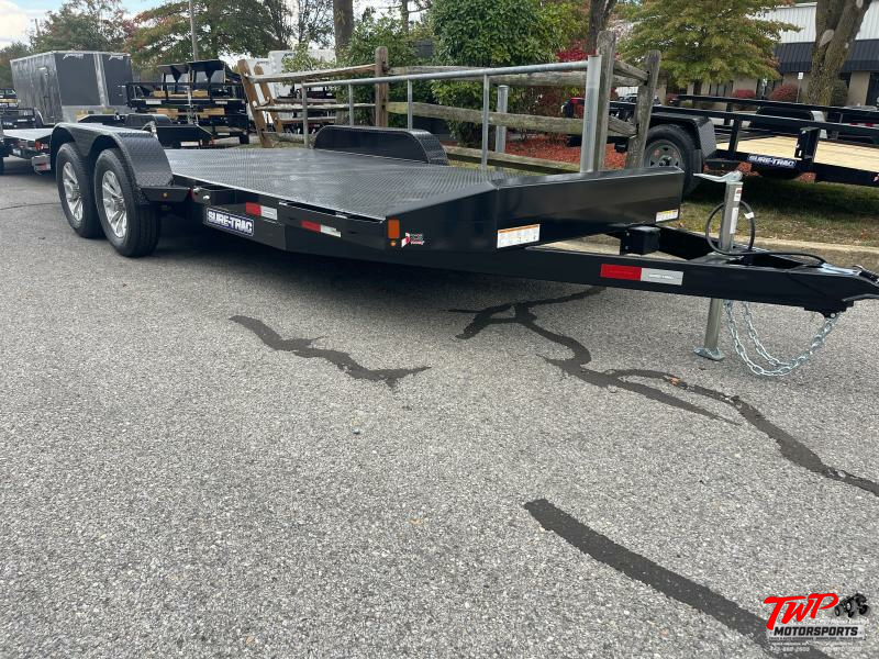 2024 SureTrac 7x18 Steel Deck Car Hauler 7K TWP Trailers in Waldorf