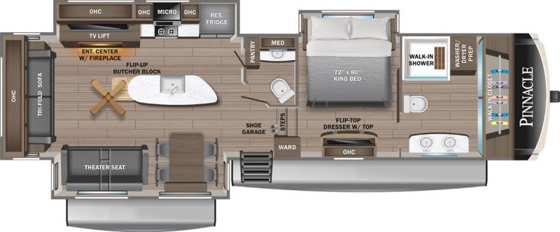 new Fifth Wheel Trailers Jayco Pinnacle for sale, in Concord, NC Thumbnail 2