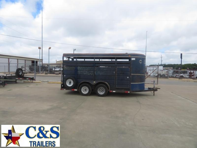 Rental 41 - Mustang 16' Stock Trailer Rental 41 - Mustang 16' Stock Trailer