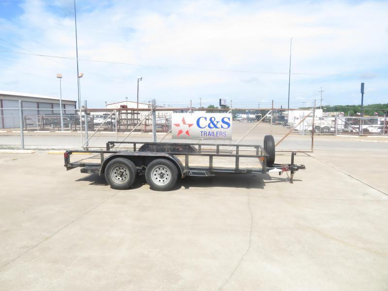 Rental 62 - Diamond C 77" x 14' Utility Trailer Rental 62 - Diamond C 77" x 14' Utility Trailer