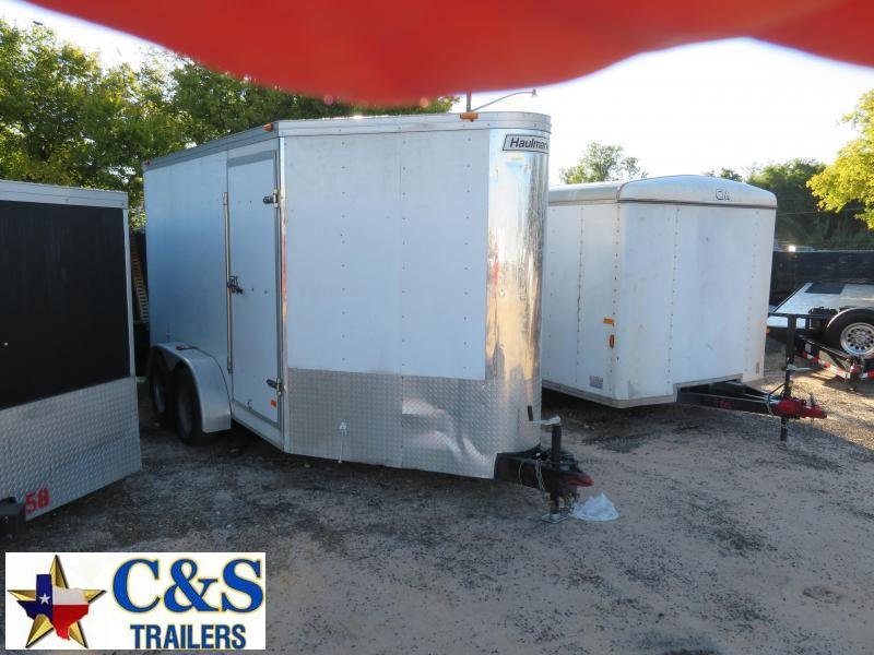 Rental 50 - Haulmark 80" x 15 1/2' (12') V-Nose T/A Enclosed Cargo Trailer Rental 50 - Haulmark 80" x 15 1/2' (12') V-Nose T/A Enclosed Cargo Trailer