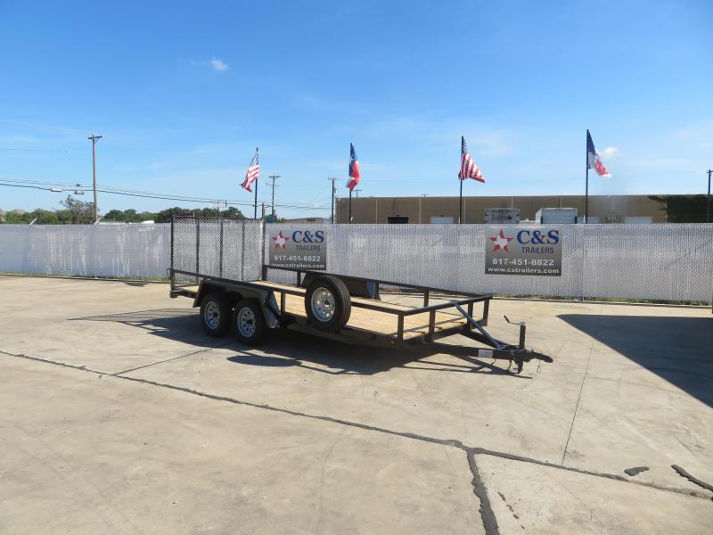 Rental 57 - C & S 16' TK Utility Trailer Rental 57 - C & S 16' TK Utility Trailer