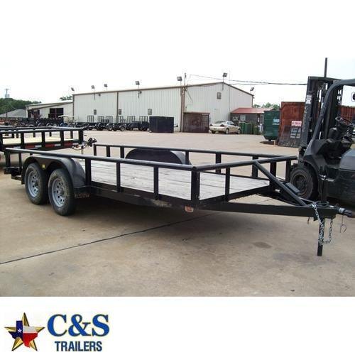Rental 14 - C & S 76" x 16' Utility Trailer Rental 14 - C & S 76" x 16' Utility Trailer