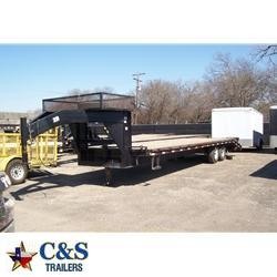 Rental 28 - C & S 96" x 24'+5' Equipment Trailer Rental 28 - C & S 96" x 24'+5' Equipment Trailer
