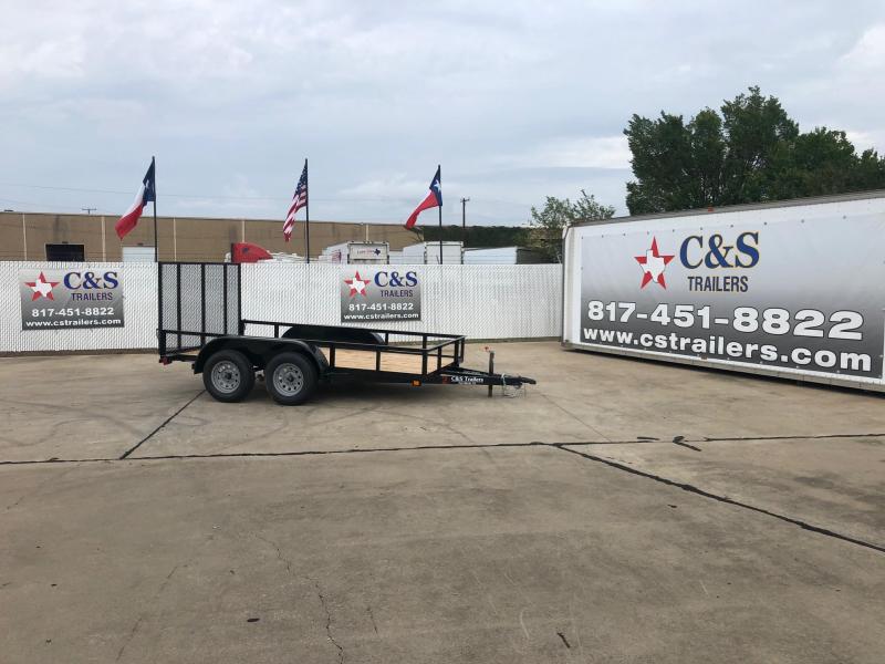 Rental 2 - C & S 77" x 12' Utility Trailer Rental 2 - C & S 77" x 12' Utility Trailer