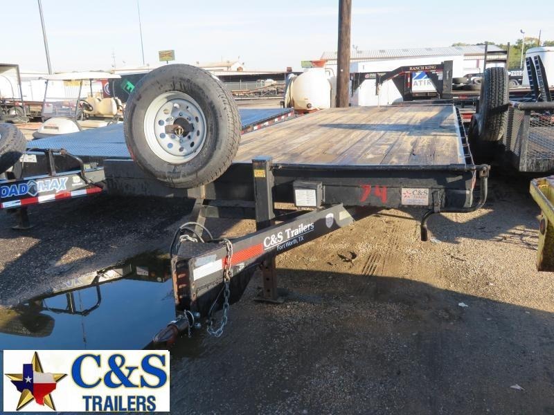 Rental 74 - 2015 C&S 24' Deckover Flatbed Trailer Rental 74 - 2015 C&S 24' Deckover Flatbed Trailer