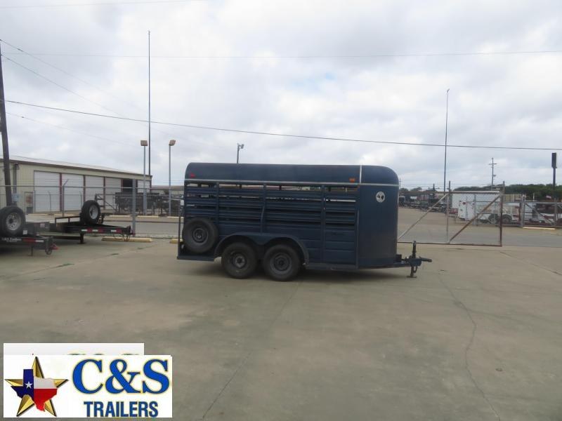 Rental 66 - 1984 W-W Trailers 14 Stock Livestock Trailer Rental 66 - 1984 W-W Trailers 14 Stock Livestock Trailer
