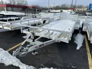 2026 H&H 82X20 ALUMINUM RAIL SIDE UTILITY TRAILER 7K