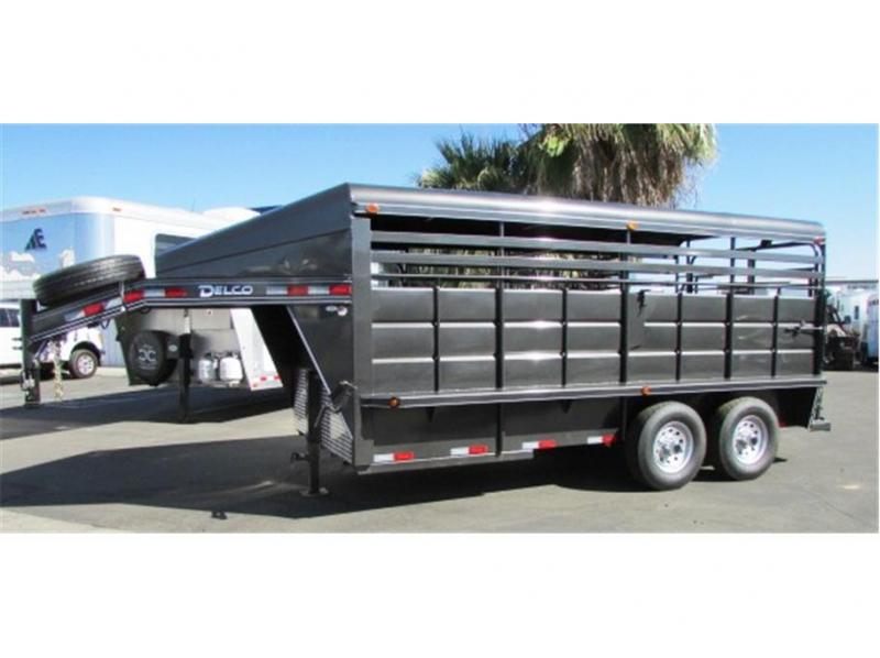 2022 Delco Trailers Stock Metal Top GN 6'8"x16" 2022 Delco Trailers Stock Metal Top GN 6'8"x16"