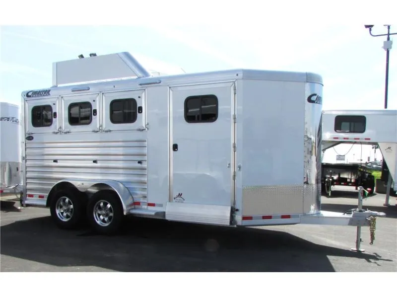 2024 Cimarron Trailers Norstar 3 Horse BP 