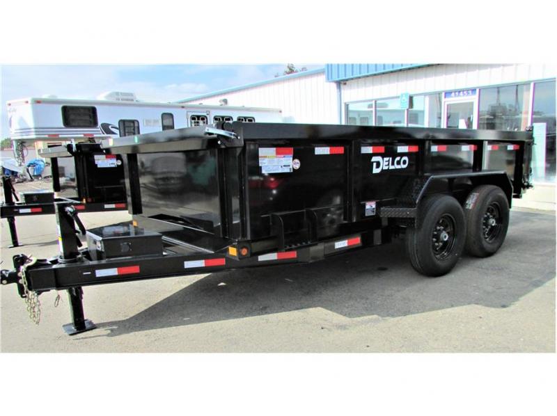 2022 Delco Trailers BP Dump Trailer 83"x14' 14K lbs 2022 Delco Trailers BP Dump Trailer 83"x14' 14K lbs