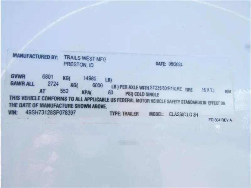 new Horse Trailers Trails West  for sale, in Madera, CA Thumbnail 41